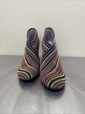 United Nude Multicolor Striped Women's Ankle Boots Size 36